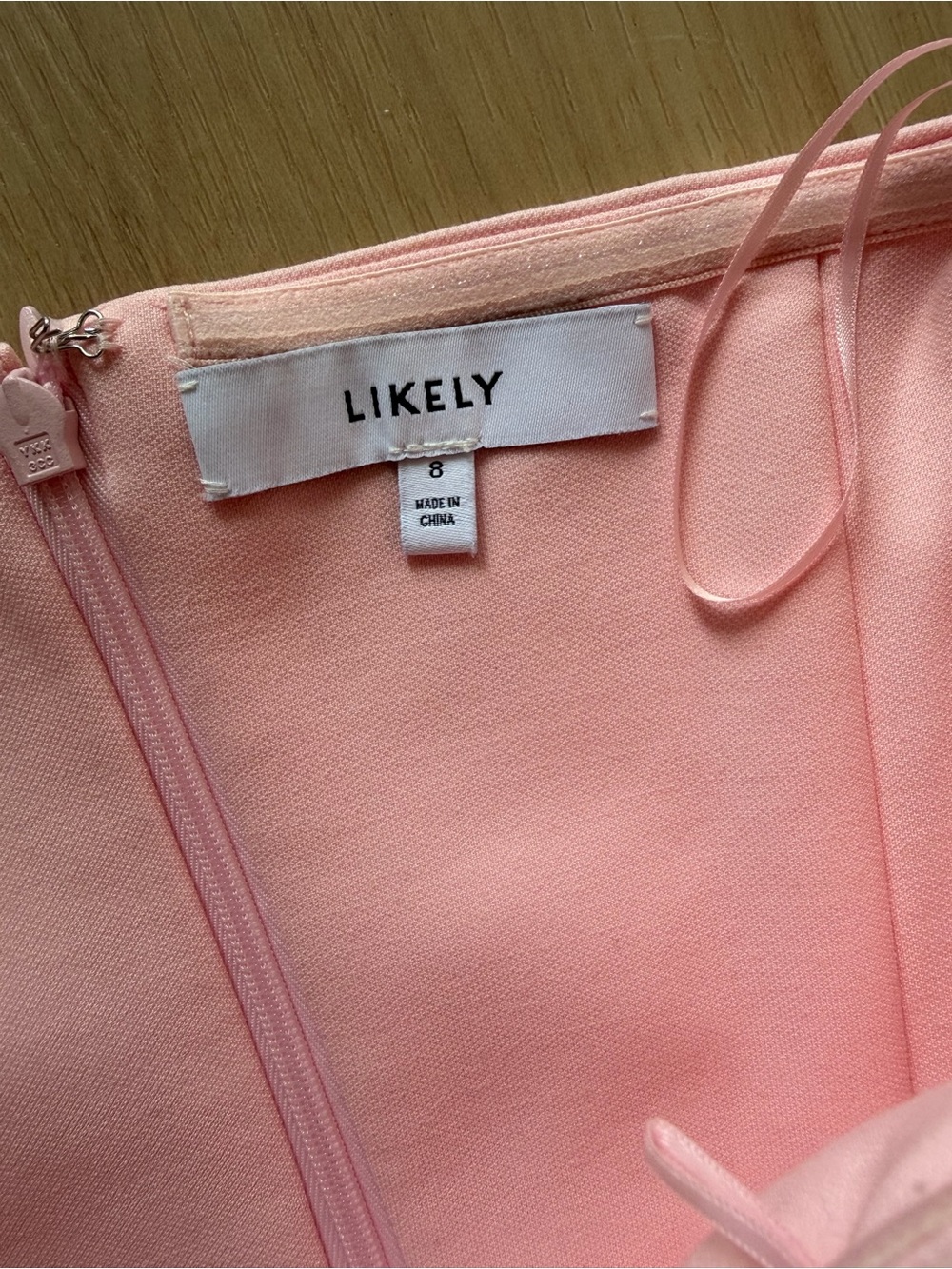 Likely Blush Pink Strapless Catania Dress - Picture 5 of 7